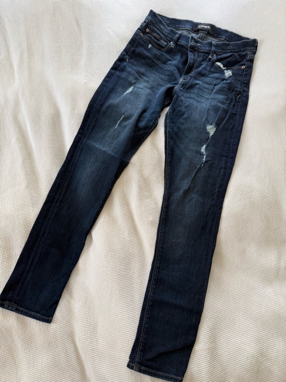Express Women's Dark Blue Slim Jeggings